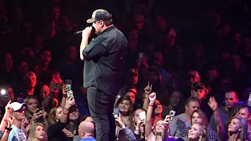 Luke Combs - Beer Can/Don't Tempt Me, live at Thompson Boling Arena, Knoxville, 15 February 2019