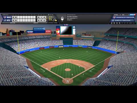 OOTP 19 Exhibition Gameplay