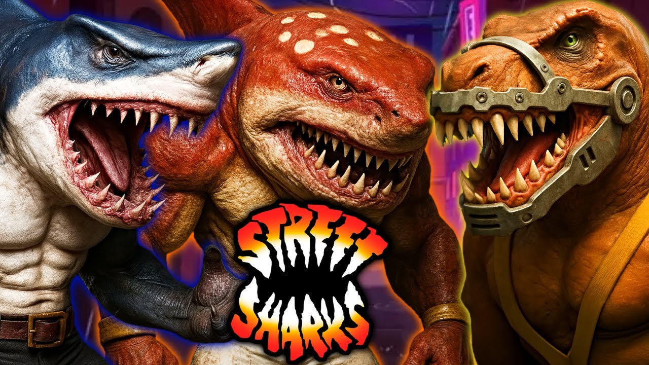 Top 12 Major Characters From The Street Sharks (1994) Animated Series - Explored