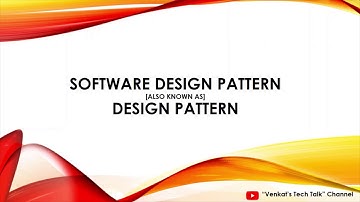 Software Design Pattern - Practical learning - Part 1