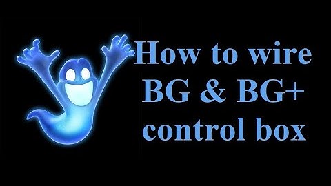 How to Properly wire the Blue Ghozt control box Yourself!!