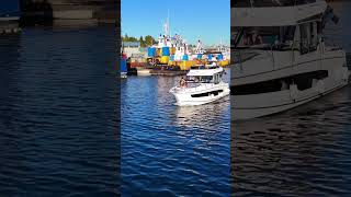 Scenic Views: Boat on Ballard Channel