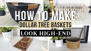 Easy and Inexpensive Ways to Spruce Up Simple Belly Baskets  Little House  of Four - Creating a beautiful home, one thrifty project at a time.