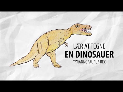 Video: Hvordan Tegne En Dinosaur Med En Blyant