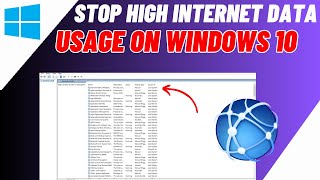 How To Stop High Internet Data Usage On Windows 10/11 | Stop Background Data Consumption (Laptop/PC)