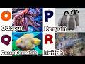 ABC Sea Animals song | Learn Alphabets | English and Animals for Kids | #anglerfish