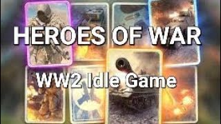Heroes of war- WW2 idle game screenshot 2
