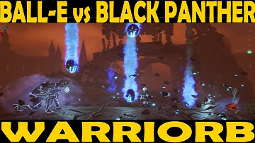 Ball-E vs Black panther Boss fight no damage , Warriorb platformer game.
