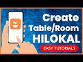 How to create a tableroom in hilokal languages app