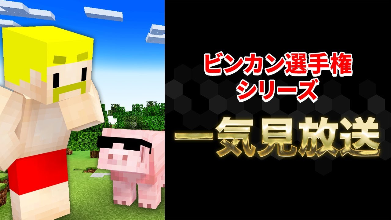 【マイクラ】ビンカン選手権シリーズ【一気見】