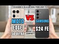 MOTO EDGE 50 ULTRA 5G vs SAMSUNG S24 FÉ 5G | COMPARATIVO, QUAL COMPRAR ? 📱 @canaldwn