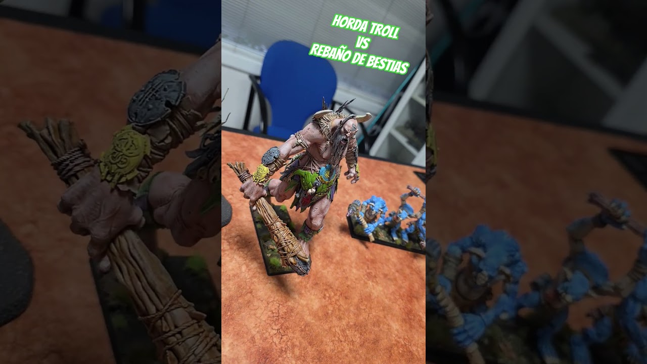 🔥WARHAMMER THE OLD WORLD HOMBRES BESTIAS VS HORDA TROLL🔥 