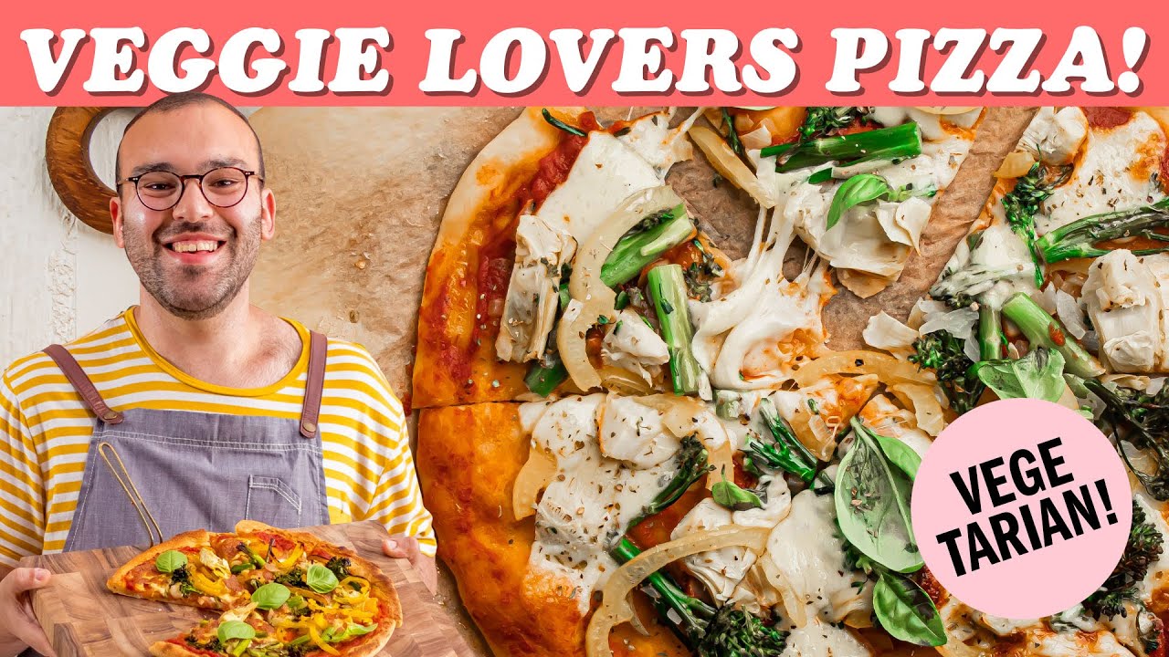 DELICIOUS Veggie Lovers Pizza! - The Scran Line