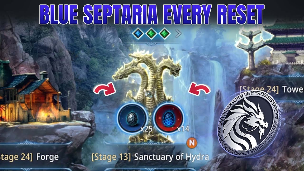 DAILY CLAIM NG BLUE SEPTARIA / EXDRA2 - MIR4