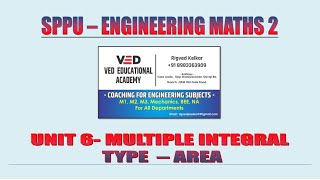 ENGINEERING MATHS 2 - UNIT 6 (MULTIPLE INTEGRAL) - TYPE - AREA