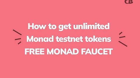 Monad Testnet Faucet Claim Guide: Get Monad Testnet Tokens With Devnet SOL💡Monad Testnet Tutorial