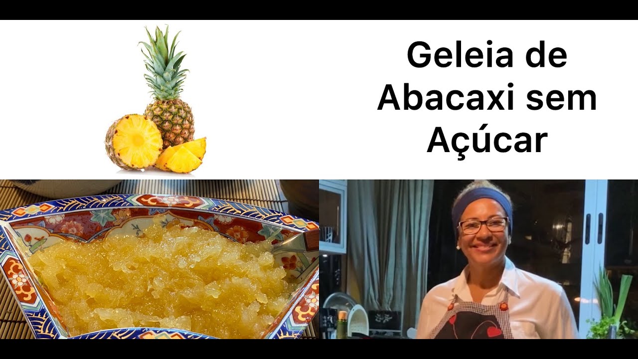 Geleia de Abacaxi Rústica Sem Açúcar