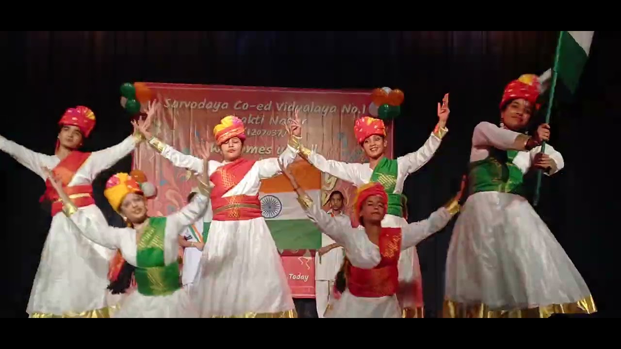 Patriotic Dance -Unity in diversity Shakti Nagar no.1 school Dance