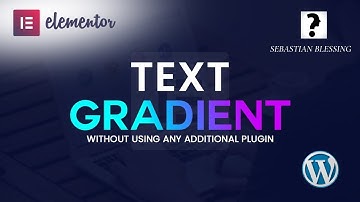 Elementor Text Gradient | Apply Gradiant On Text Without Addons In WordPress
