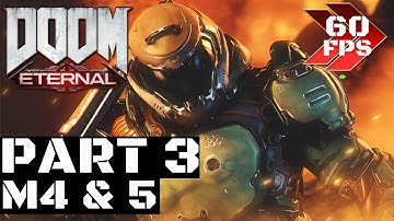 DOOM ETERNAL Walkthrough Gameplay Part 3 – MISSION 4 (Doom Hunter Base) & 5 (Super Gore Nest) -60FPS