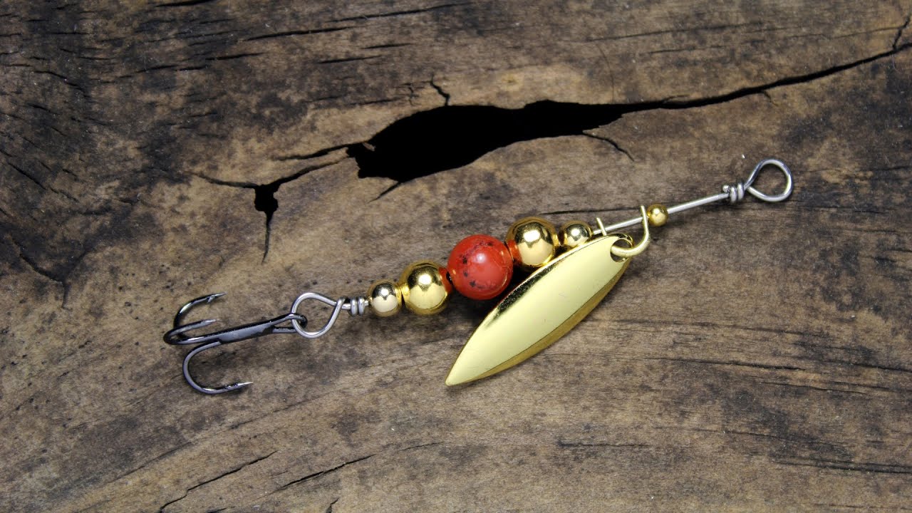 Making a Golden Jasper Inline Spinner Fishing Lure
