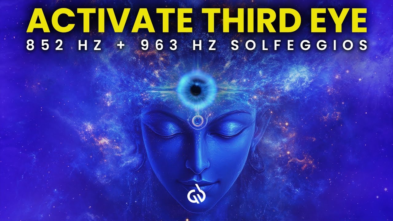 Activate the Third Eye: Pineal Gland Awakening with 852 Hz + 963 Hz ...