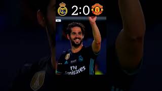 Real Madrid VS Manchester United 2017 UEFA Super Cup Final highlights #shorts #football #youtube