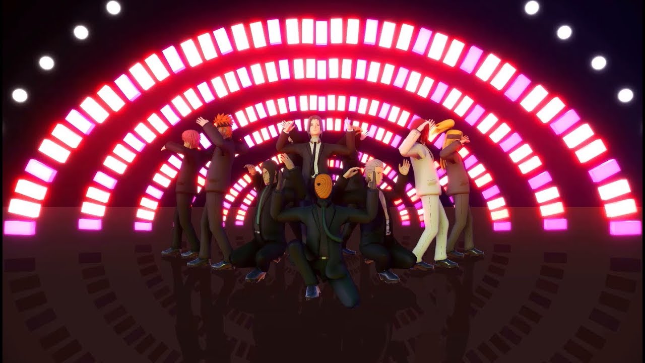 Akatsuki【MMD/Naruto】「One・Two・Three 」モーニング娘  (Motion Dl)