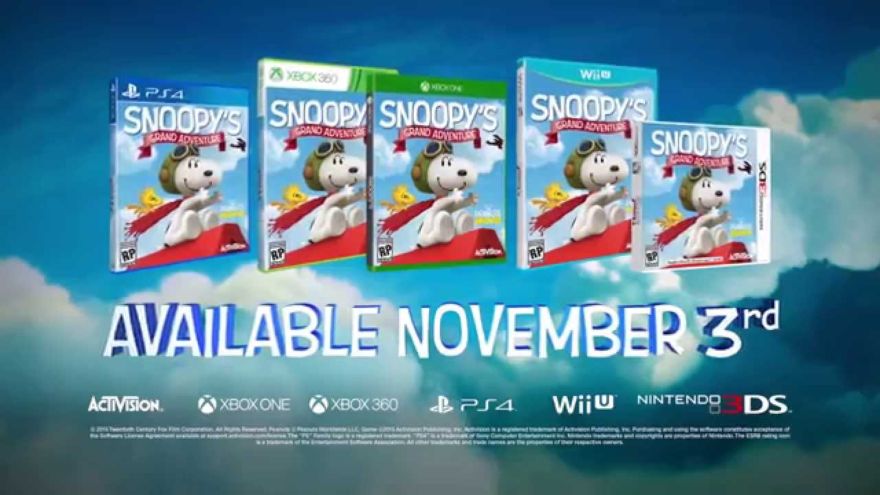 The Peanuts Movie: Snoopy's Grand Adventure Game Announced