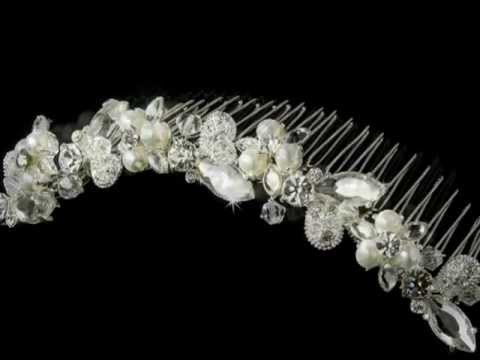 Catery Bride Wedding Hair Comb Hair Accessories Review 2 YouTube video thumbnail
