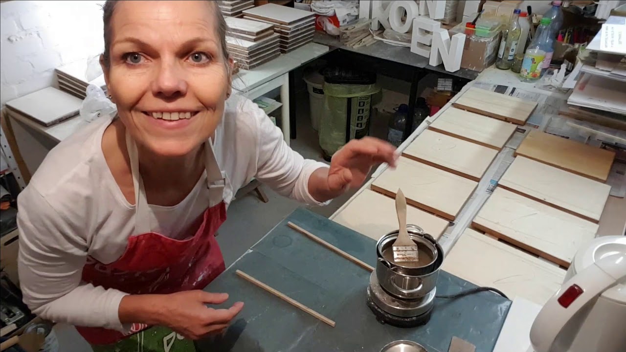 Ikonenmalerei - Tafel grundieren, Neufassung