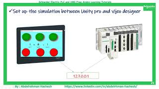 12. 3 Simulation Methods between Unity pro and Vijeo Designer - Dealing with Data Display & Entry