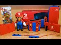 NINTENDO SWITCH MARIO RED &amp; BLUE  EDITION UNBOXING