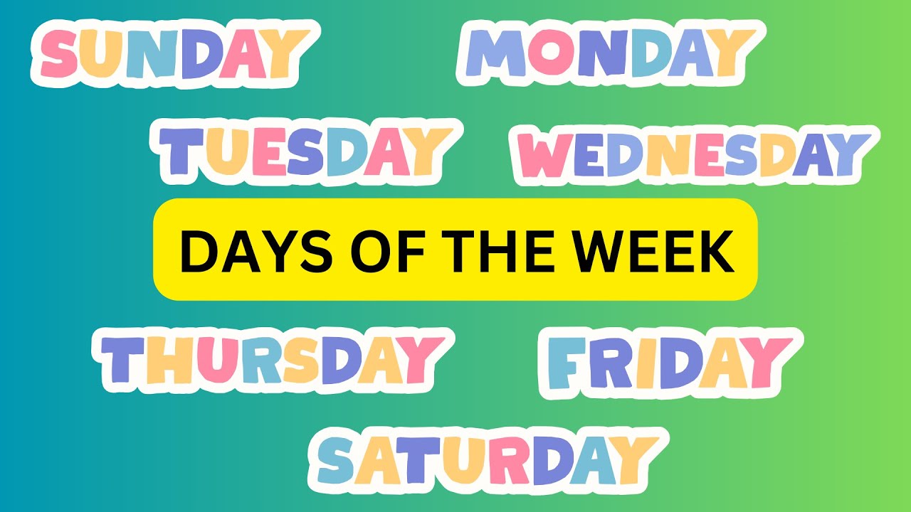 Days of the Week Videos for Kids | Fun Educational Learning - YouTube
