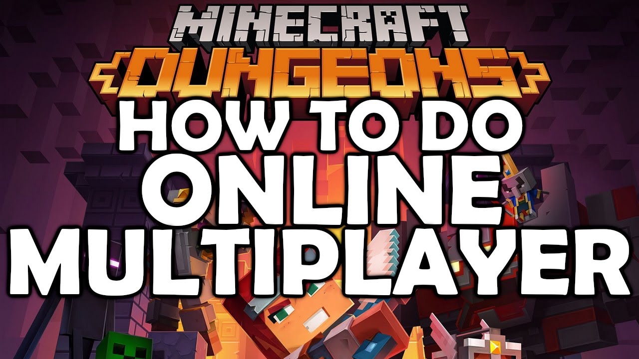 HOW to do ONLINE MULTIPLAYER in Minecraft Dungeons 