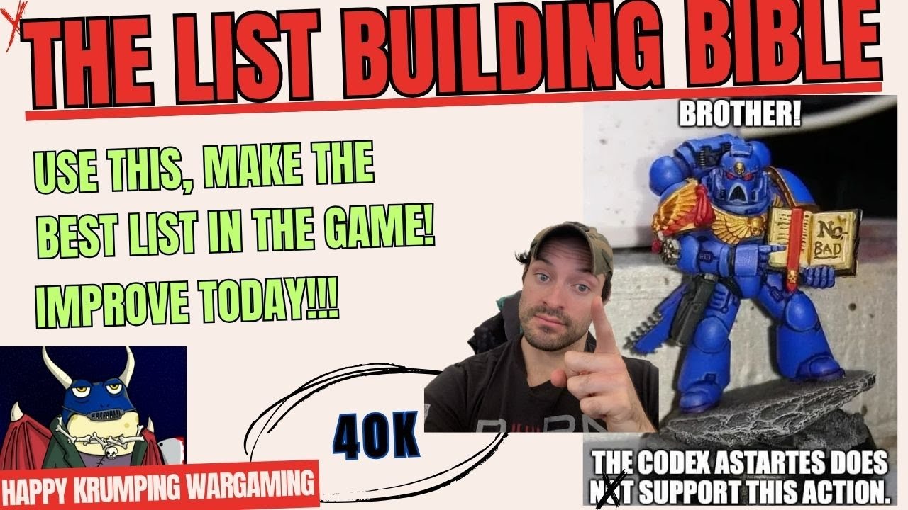 “STOP Building Bad 40k Lists – Follow These New Rules Instead” Warhammer 40k!