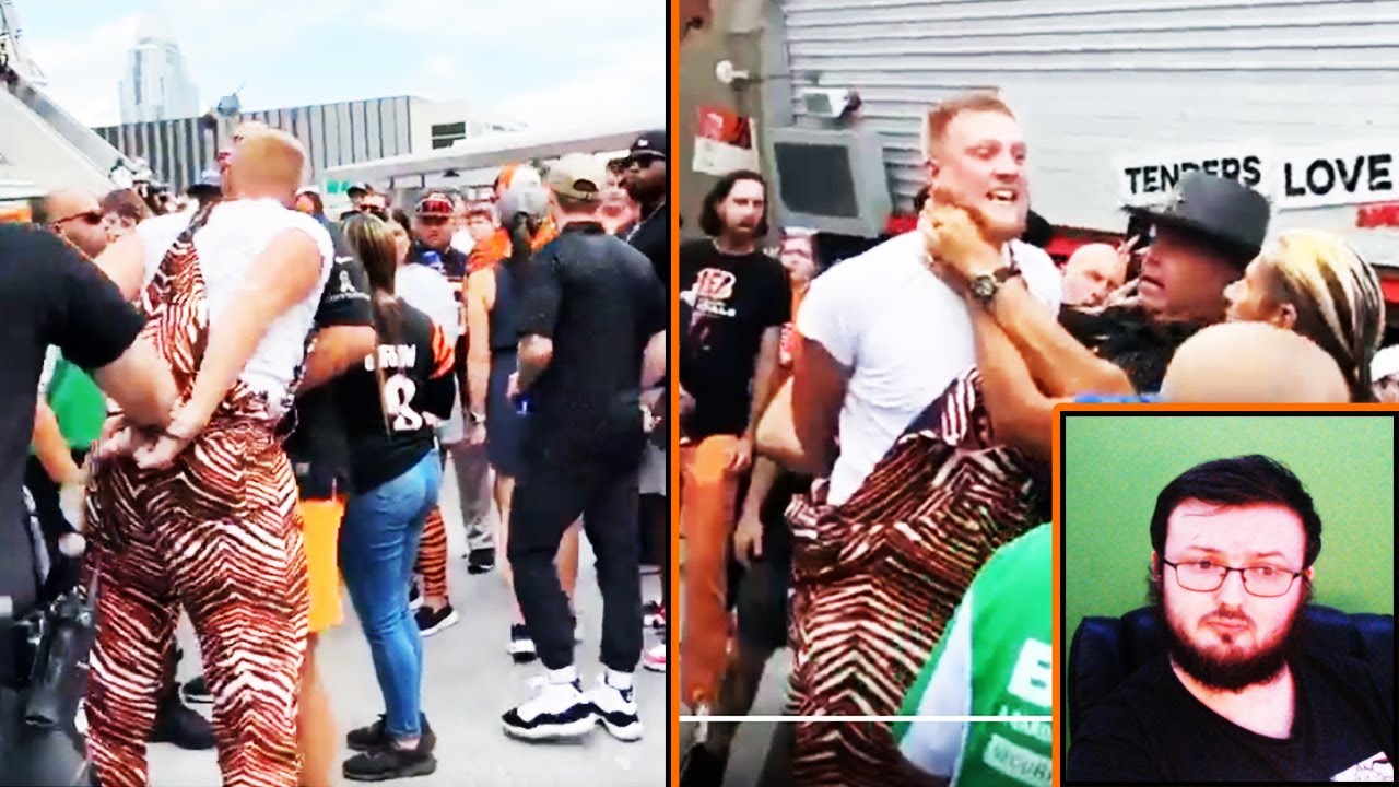BENGALS FAN REACTS TO THIS CINCINNATI BENGALS HEADBUTTING ANOTHER