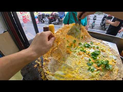 MASTERFUL! Watch Street Vendor Craft EPIC Chinese Jianbing!