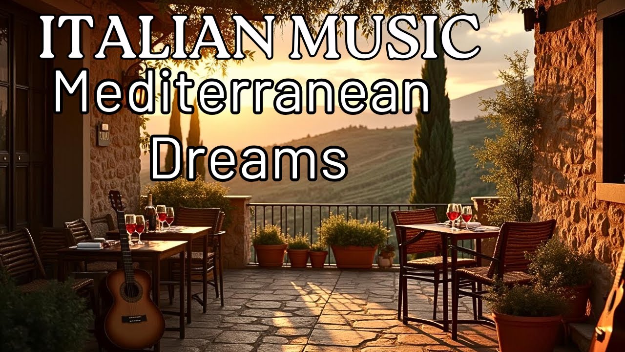 Tuscany Sunset Café 🍷🌅 | Chill Mediterranean Guitar Ambience