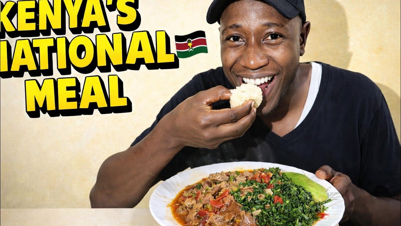 This is what Kenyans eat everyday!🇰🇪//Our national dish!