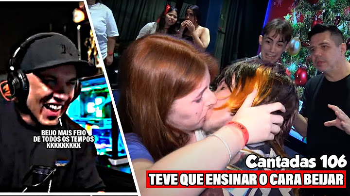 HUDSON AMORIM REAGINDO TEVE QUE ENSINAR O CARA BEIJAR - Anime Santos Geek Fest - Muca Muriçoca