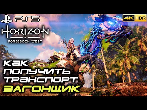 Как получить ТРАНСПОРТ ЗАГОНЩИК (Clawstrider) | Horizon Forbidden West | PS5 | 4k 60FPS