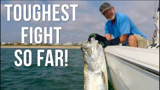 Catching My First 100 Lb.  Tarpon Of The Year