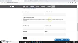 Request an Interlibrary Loan