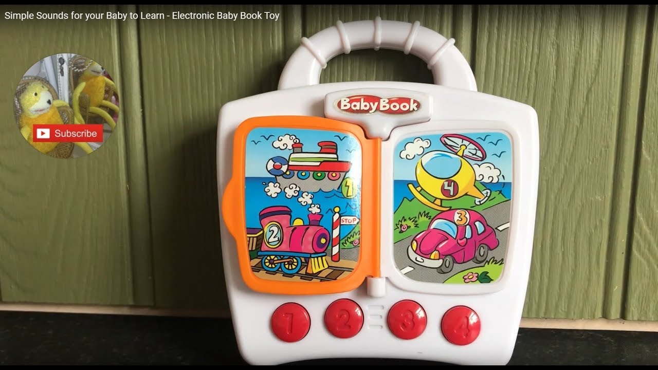 Simple Sounds for your Baby to Learn Electronic Baby Book Toy YouTube
