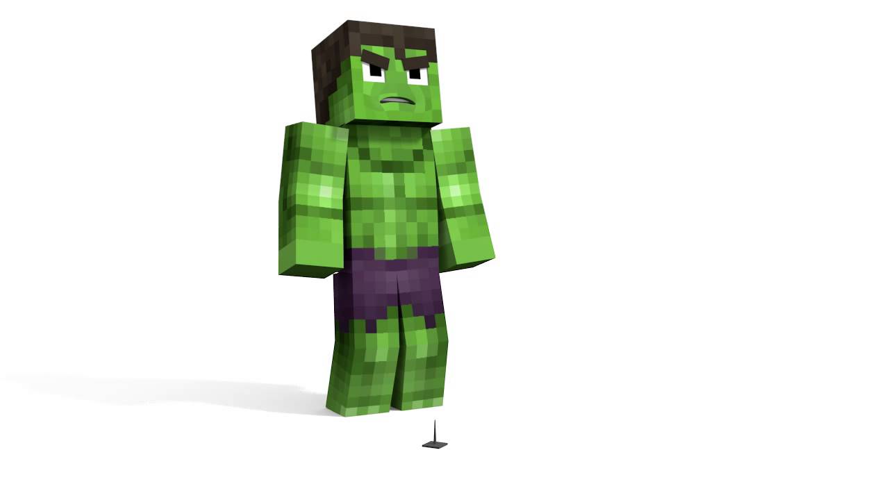 Minecraft Hulk Test - YouTube