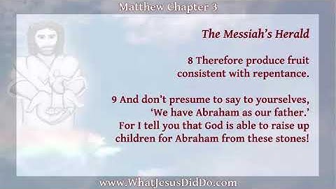 Matthew 3:1-12  John The Baptist