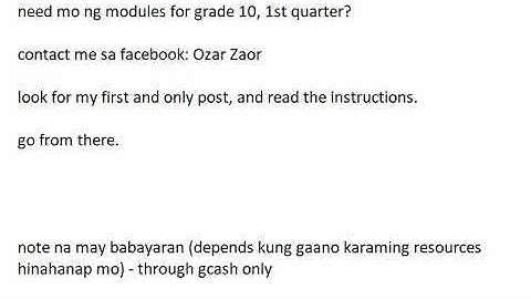 Grade 10 Quarter 1 Modules | All Modules