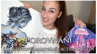 Porovnání kamínkování - Diamantové malování / Action / Shein