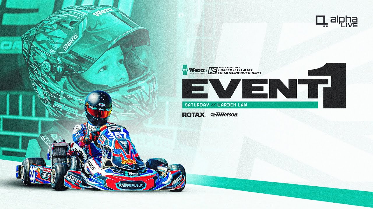 LIVE 🔴 ROTAX & HONDA Event 1 | Warden Law | Saturday | 2025 Wera Tools British Kart Championships
